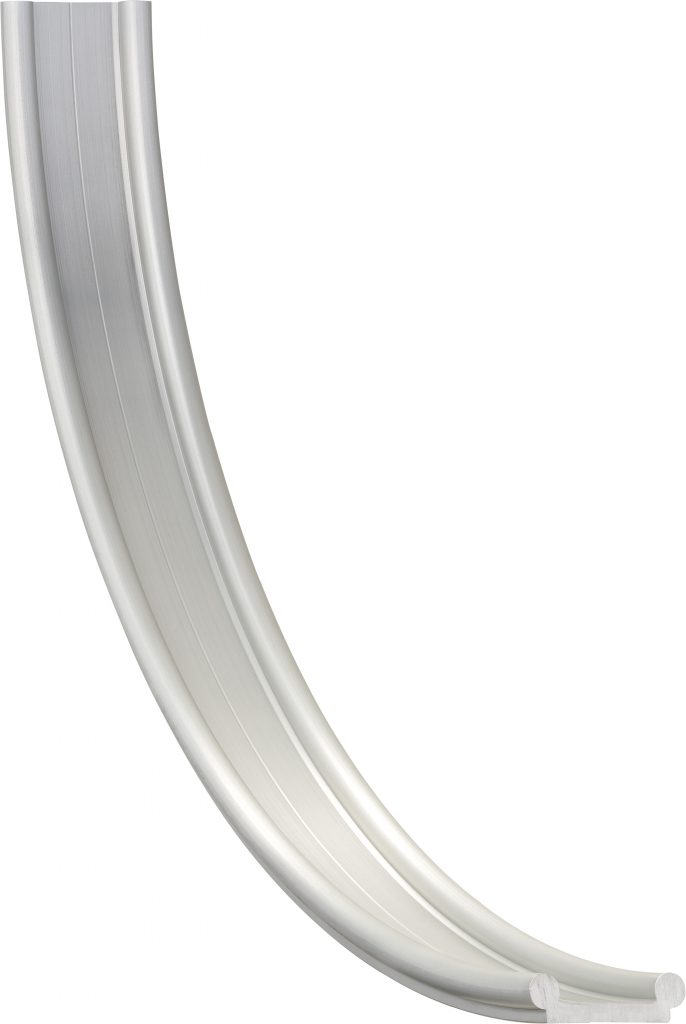 A drylin W curved rail