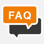 We offer online FAQs