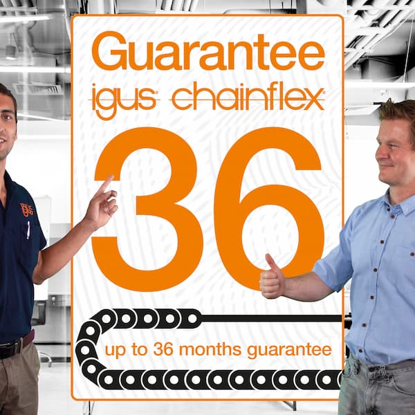 Why do we offer a guarantee and UL certification for chainflex® cables?