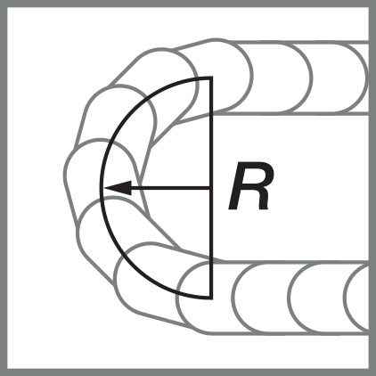 image of a bend radius